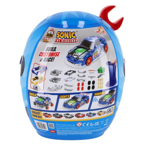Casco Metal Machines Sonic Speed Hero, monta tu propio coche