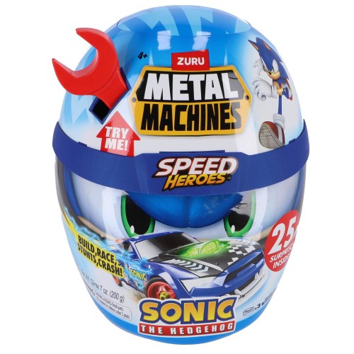 Casco Metal Machines Sonic Speed Hero, monta tu propio coche