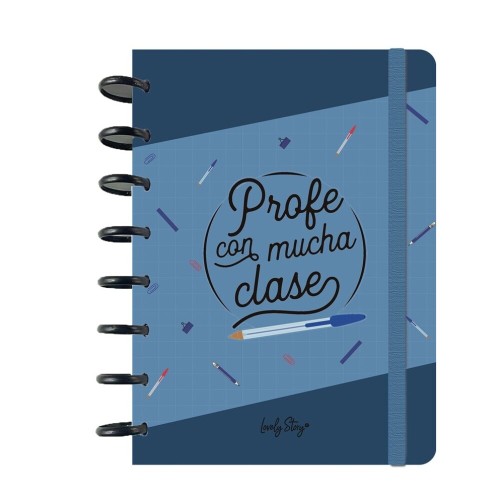 Cuaderno A5 Profe  con mucha clase Lovely Story 843545815688