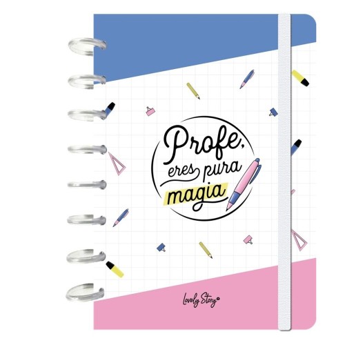 Cuaderno A5 Profe, eres pura magia Lovely Story 843545815687