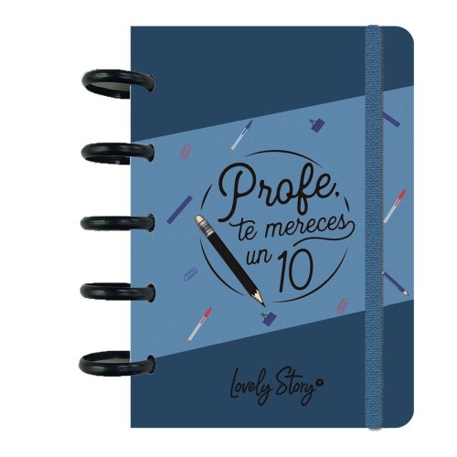 Cuaderno A6  Profe, te mereces un 10 Lovely Story 8435458156