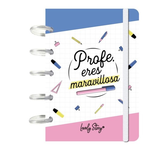 Cuaderno A6 Profe, eres maravillosa  Lovely Story 8435458156