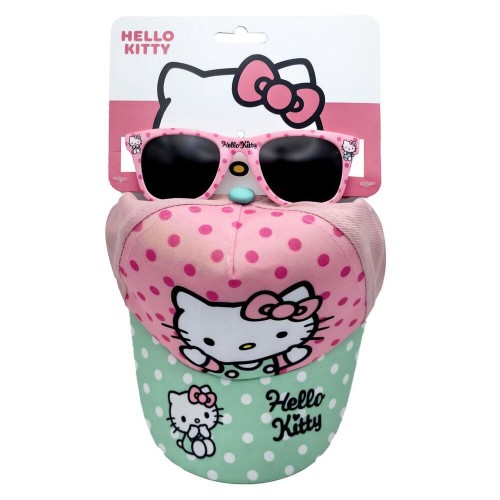 Set Gorra y Gafas De Sol Hello Kitty Talla 53 Cm Cerda 84454