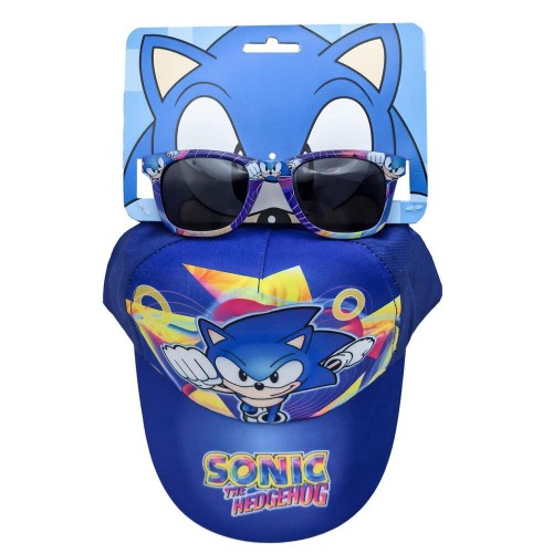 Set Gorra y Gafas De Sol Sonic 53 Cm Cerda 8445484470420