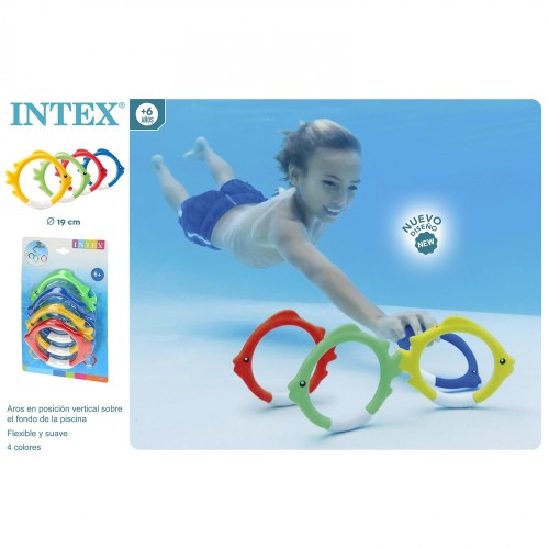 Juego de agua aros cuatro colores Color baby 6941057408323