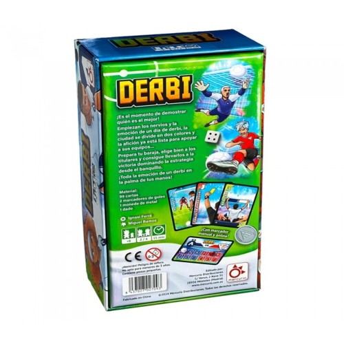 Juego Derbi. Recrea un partido de futbol con tus cartas Merc