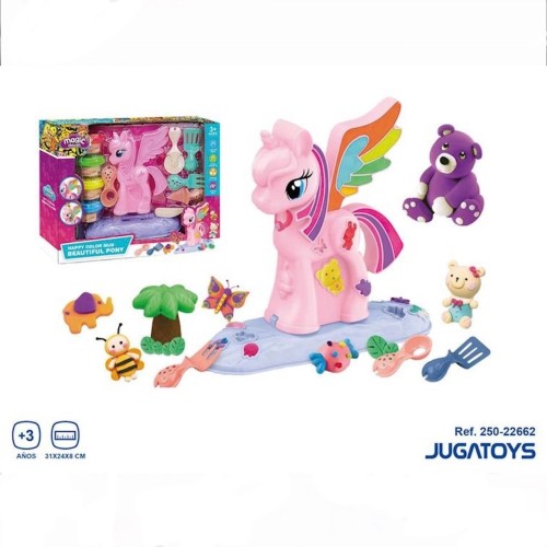 Juego plastilina Magic Dough Unicornio con accesorios 31x24x
