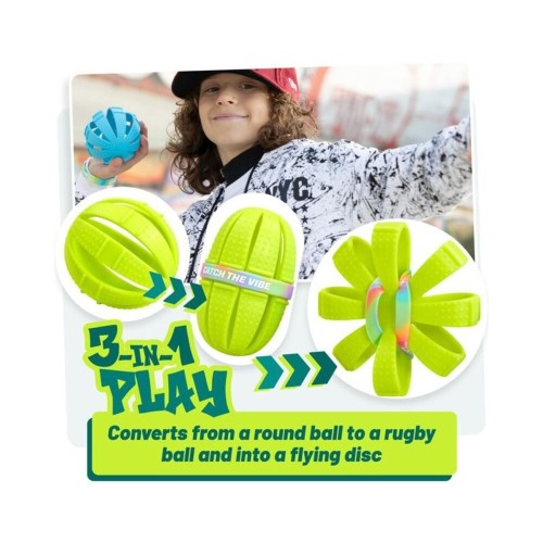 Juego The Band It Ball 3 en 1, pelota, balón de rugby o fris