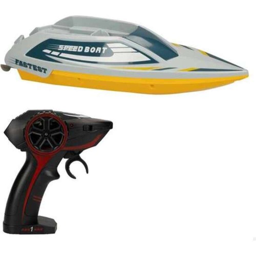 Lancha Rapida radio control 28 Cm. 2.4 Ghz y cargador Usb Co