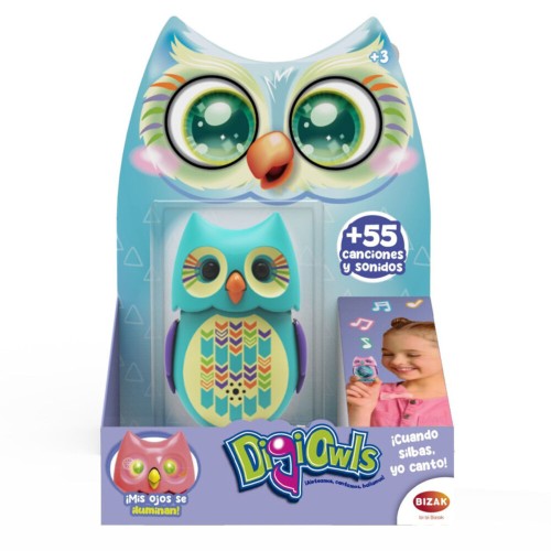 Mascota interactivo Búho Digiowl Surtido Bizak 8432752052501