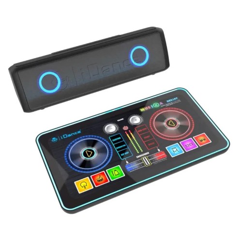 Mesa de mezclas en forma de tablet con altavoces 14x37,7x8,5