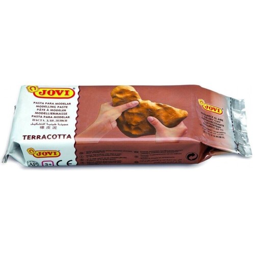 Pasta de modelar marron 500g Jovi
