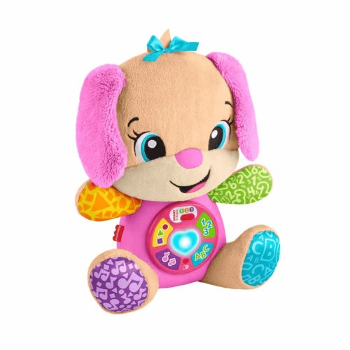 Peluche perrita Fisher - Price rie y aprende Mattel 19473529