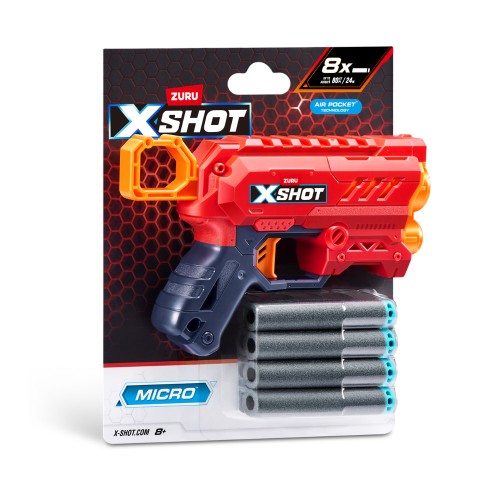 Pistola X-Shot Micro 2.0 con 8 dardos Zuru 4894680033023