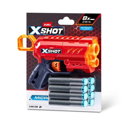 Pistola X-Shot Micro 2.0 con 8 dardos Zuru 4894680033023