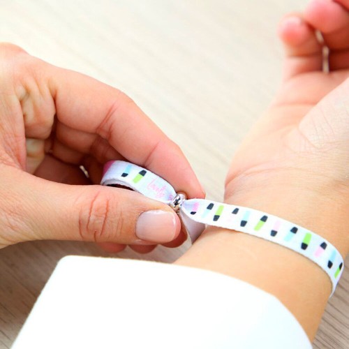 Pulsera con charm  Profe eres para subrayarte Lovey Story 84
