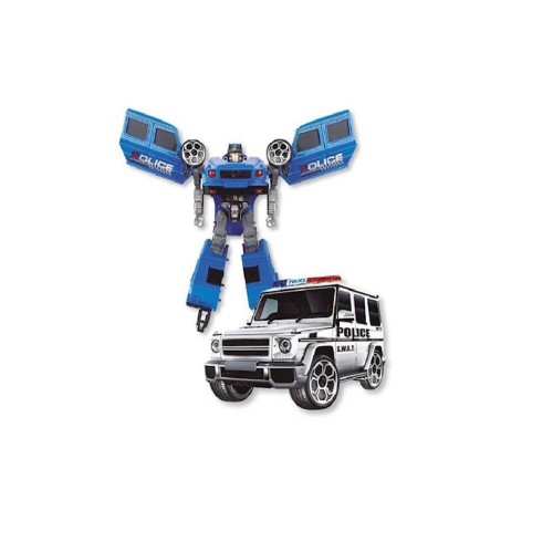 Robot Transformable en coche 25x30x9cm JugaToys 843658522661