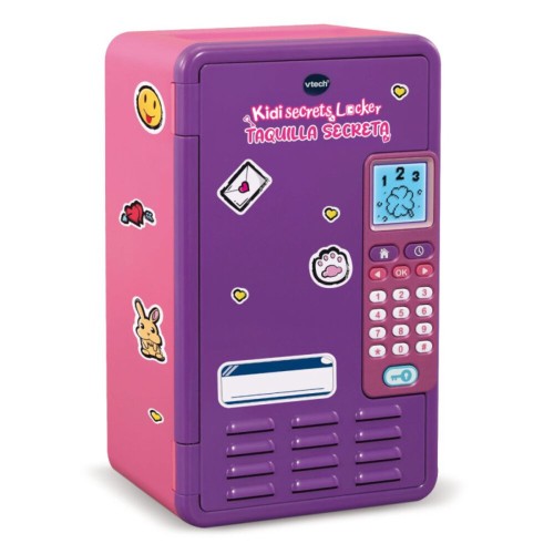 Taquilla secreta KidiSecrets con pantalla LCD rosa. Vtech 34
