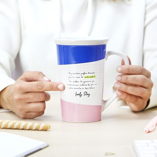 Taza alta Profe, eres para subrayarte Lovely Story 842291770