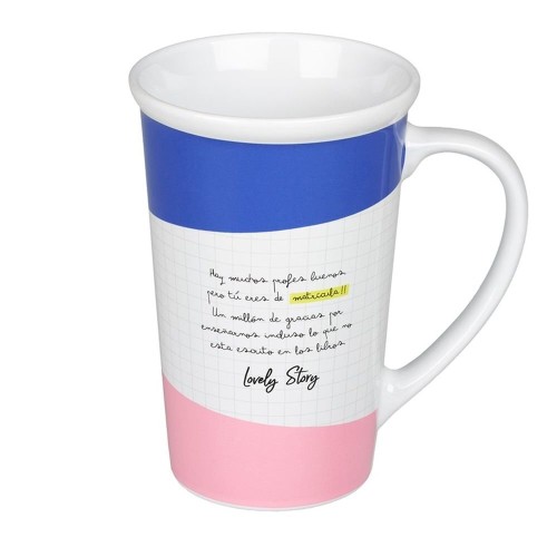 Taza alta Profe, eres para subrayarte Lovely Story 842291770