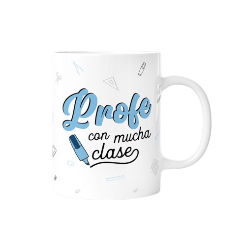Taza Profe con mucha clase 330ml Lovely Story 8435458156962