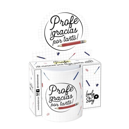 Taza Profre gracias por tanto 330ml Lovely Story 84354581569