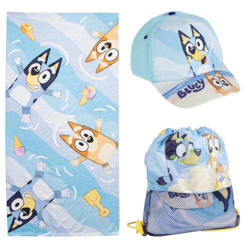 Toalla con Saquito y gorra Bluey 33x27x7 cm Cerda 8445484488