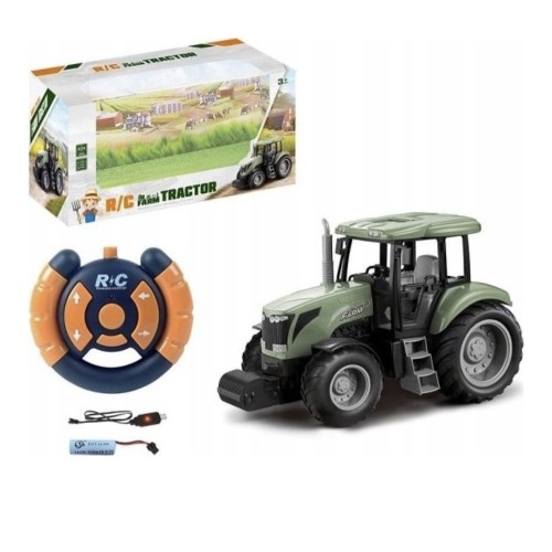 Tractor radio control Farm Tractor 34x14x16 cm JugaToys 8436