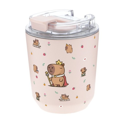 Vaso térmico pinck tea capibara 280ml Aurea 8435458157051
