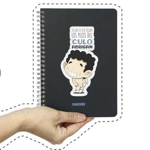 Cuaderno A5 - digan lo que digan...- color negro