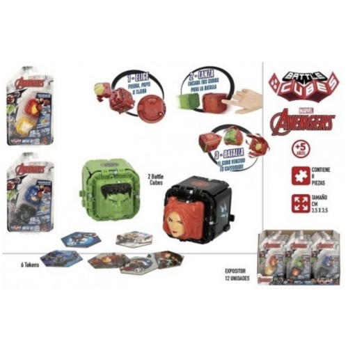 Blister 2 battle cubes CB AVENGERS