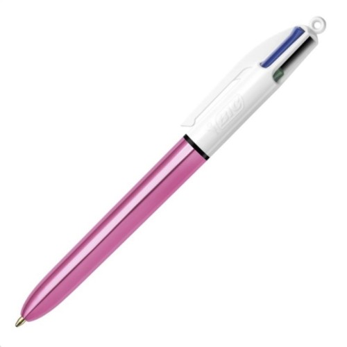 Boligrafo 4 Colores BIC ROSA