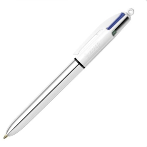 Boligrafo 4 Colores BIC PLATA