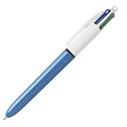 Boligrafo 4 Colores BIC AZUL