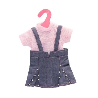 2209841744021 Ropa muñeco 42 cm camiseta rosa peto 1