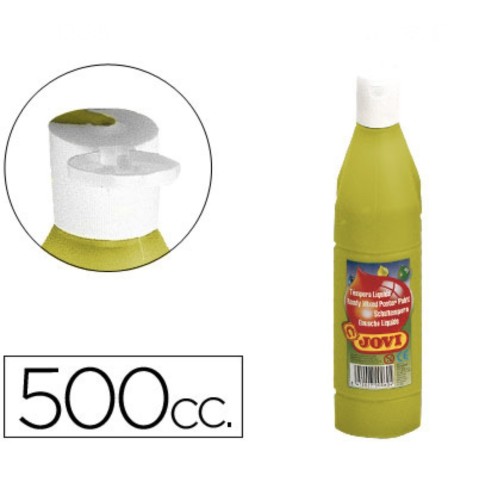 Témpera líquida Botella unicolor 500 c.c JOVI Oro