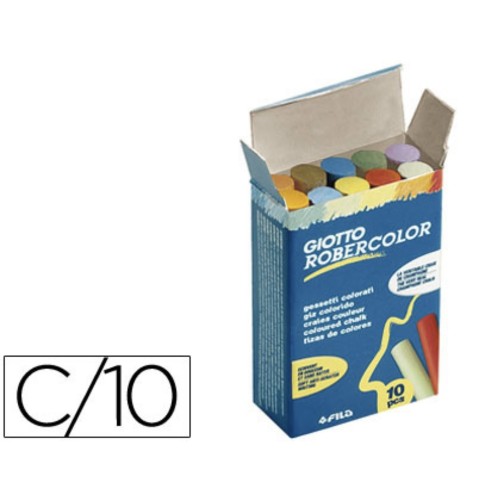 Tizas anti-polvo colores rob c.10  Robercolor