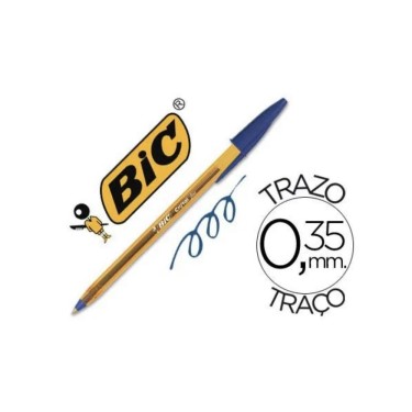 3086123132948 Bolígrafo Cristal fino 0,8 mm azul – 1