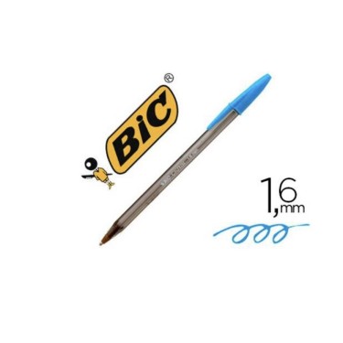 3086123270589 Bolígrafo Cristal Fun 1 mm turquesa  1
