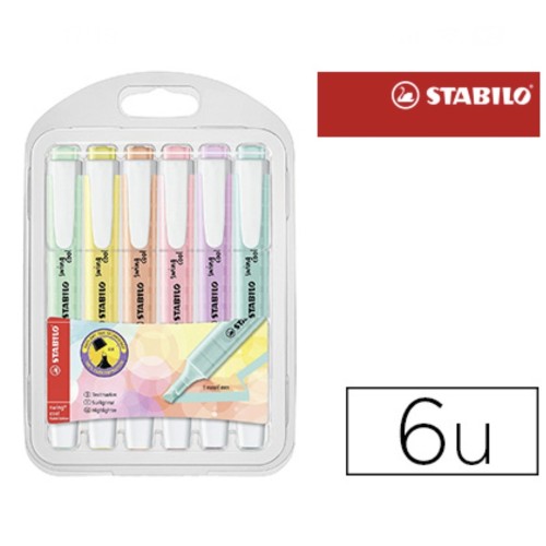 Stabilo Boss Swing Cool Pastel Estuche 6uSTABILO