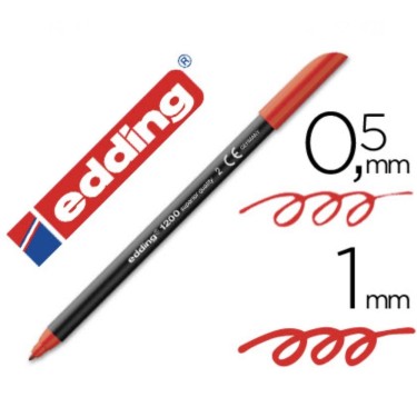 4004764033225 Rotulador color rojo - Edding 1