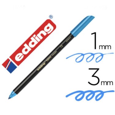 4004764926206 Rotulador color metálico azul - Eddi 1