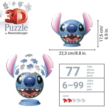 4005556115747 (2) Puzzle 3D Stitch 72 piezas 17,5  2