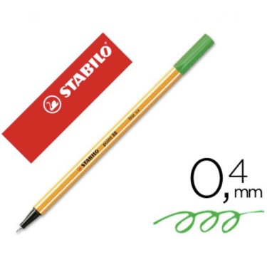 4006381186476 Rotulador punta fina point 88 verde  1