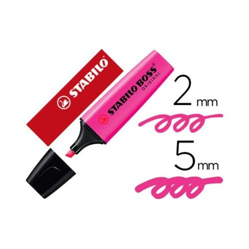 4006381333689 Rotulador Fluo Boss original rosa fu 1