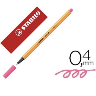 4006381493093 Rotulador punta fina point 88 rosa c 1