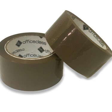 4042448276124 Rollo de Precinto 66 m x 50 mm Marró 1