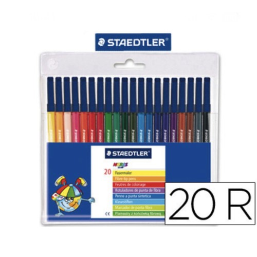 Rotulador Noris Club 326 - 20 colores STAEDTLER