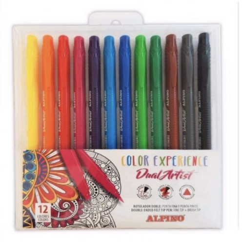 Rotulador doble punta Lettering ALPINO