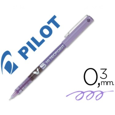4902505085741 Bolígrafo Hi-Tecpoint V-5 0,5 mm vio 1